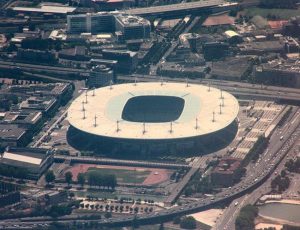 استادیوم استادو فرانس در فینال جام جهانی ۱۹۹۸ با نتیجه ۳ - ۰ فرابسه برزیل را برد